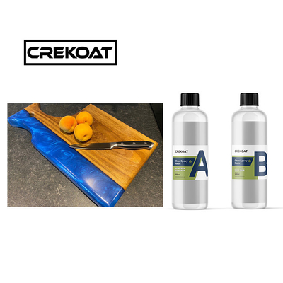 Kit de artesanato de resina epóxi cristalina transparente
