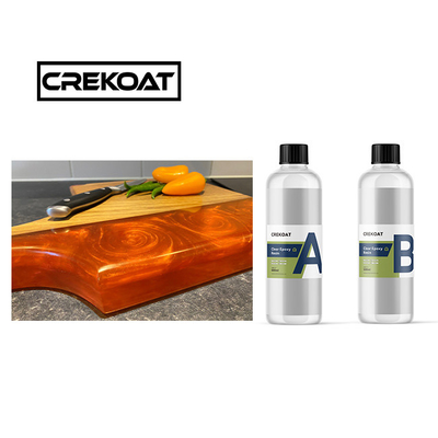 Kit de arte de resina epóxi cristalina transparente