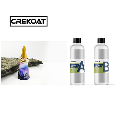 Claridade UV Estável Resina Epoxídica Luminosa Inodora Sem COV Para Mesa de Fusão