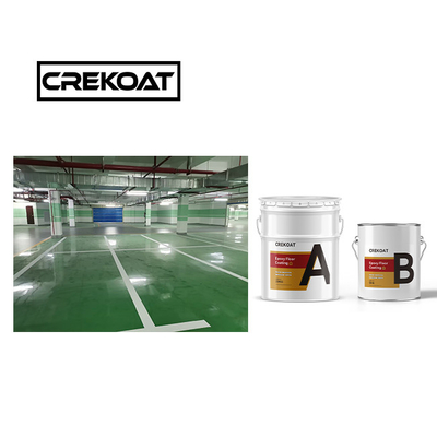 Liquido de revestimento de piso epoxi sem costura para construção industrial em áreas de tráfego