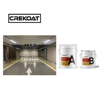 Revestimento industrial de piso epoxídico à base de solvente Crekoat para pisos domésticos