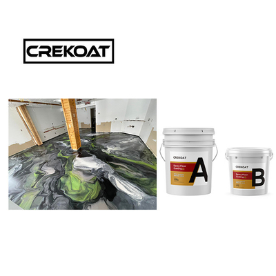 Pintura Epoxi Livre de VOC, de baixo odor, revestimento Epoxi 3 mm resistente ao calor