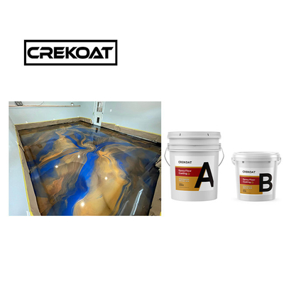 Revestimento transparente resistente a UV sem costura / Revestimento epoxi 3 mm Limpeável