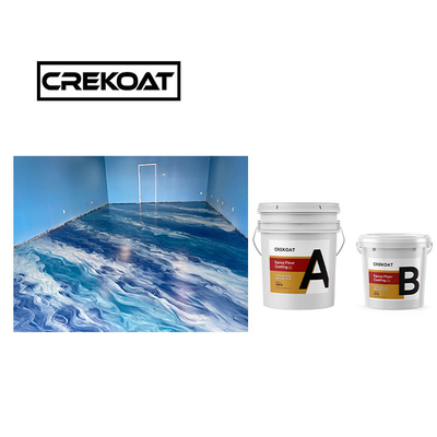 Basecoat Clear Metallic Epoxy Floor Coating Viscosidade Limpeável