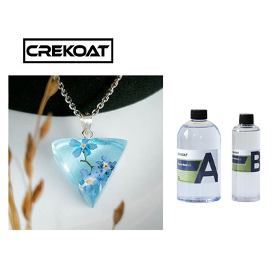 Auto de alto brilho que nivela o tampo da mesa da joia de Crystal Clear Epoxy Resin For