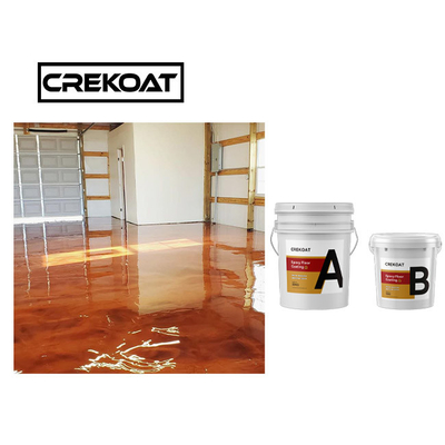 Assoalho metálico da cola Epoxy da garagem que reveste o cobre de grande resistência impermeável da resina de cola Epoxy