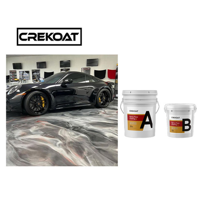 Risco do revestimento do assoalho de Crystal Clear Concrete Metallic Epoxy resistente