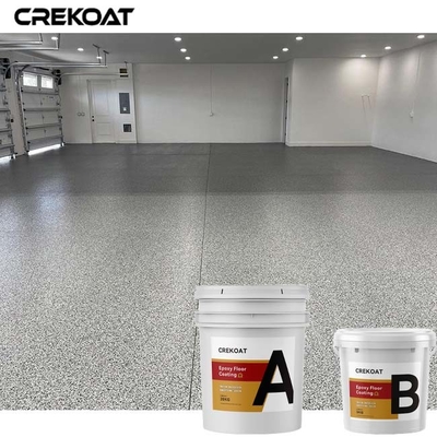 Vinil Chips Flake Clear Resin Floor que reveste com o quartzo da cola Epoxy metálico
