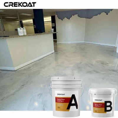 Do assoalho metálico contínuo da garagem da cola Epoxy de 100% deslizamento de mármore de revestimento do olhar não