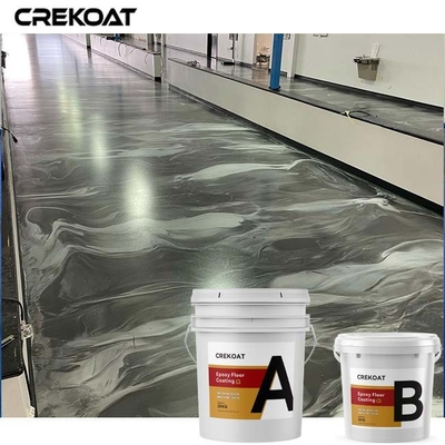 Gray Metallic Epoxy Floor Coating para o azulejo