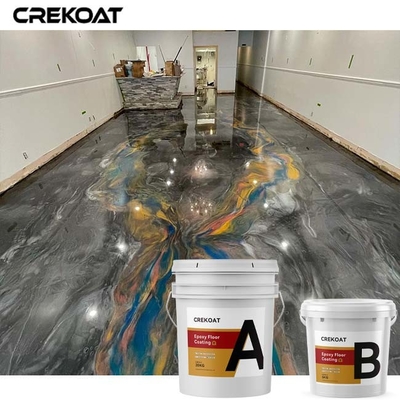 Manutenção do assoalho metálico de alto brilho da cola Epoxy dos revestimentos e sem entravas de revestimento
