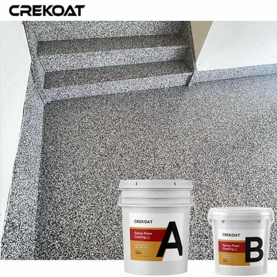 Superfície elegante revestindo novamente rápida de Chip Epoxy Flooring High Gloss do vinil
