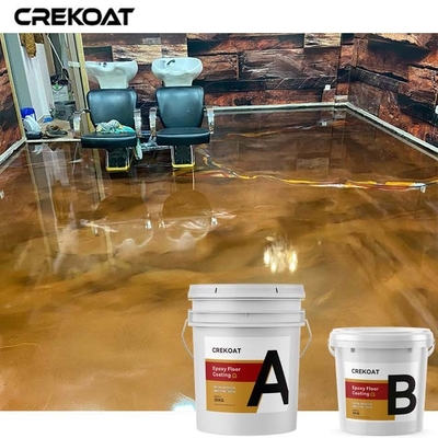 Revestimento metálico do assoalho da cola Epoxy dos sobretudos do uretano para o restaurante comercial
