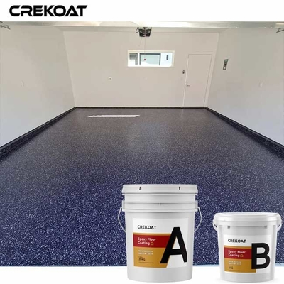 Resina de cola Epoxy de mistura do assoalho decorativo do floco de Polyaspartic com microplaquetas da cor