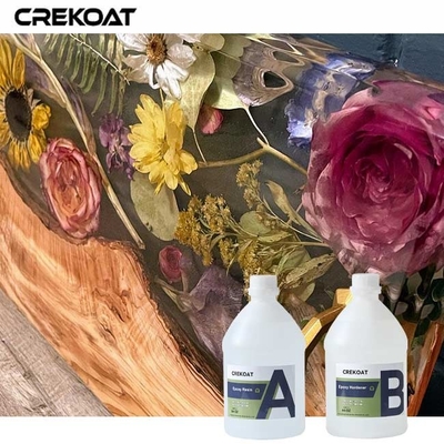 Resina Epoxi Luminosa Ideal Para Preservar Elementos Orgânicos Como Flores