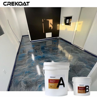 Low VOC Metallic Epoxy Floor Coating Padrões e Desenhos Personalizáveis
