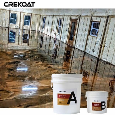 Propriedades resistentes ao calor Revestimento de piso metálico epoxi Superfície antimicrobiana