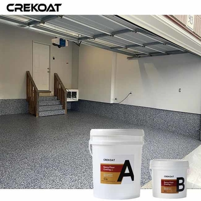 Epoxy Flake Floor Coating Bonds bem com betão e outros substratos