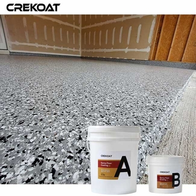 Resistente ao calor Epoxi Flake revestimento de piso Mãos mudanças repentinas de temperatura bem