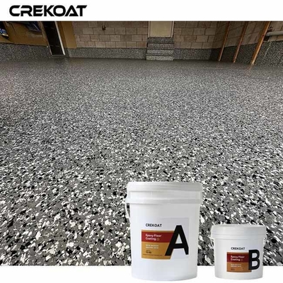 Revestimento de piso em flocos de epoxi auto-nivelação Com baixo odor durante a aplicação
